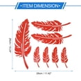 thumbnail image 4 of Calcomanía reflectante de parachoques Unique Bargains, cuadrado rojo, pluma reflectante, decoración personalizada para el cuerpo del vehículo, puerta o ventana, 4 of 7