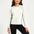 thumbnail image 6 of BXJX Girls Long Sleeve Athletic Tops, UPF50+ Summer Quick-dry Crew Neck Kids Rash Guard Shirts Green Size 15-16 T, 6 of 8