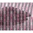 thumbnail image 4 of oneOone Viscose Chiffon Fabric Stripe & Geometric Kasuri Printed Fabric 1 Yard 42 Inch Wide, 4 of 4