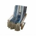 thumbnail image 3 of Antique Soft Flannel Fleece Throw Blanket, Empty Space 2 Doors Armchair and Simple Mirror Golden Yellow Frame, Cozy Plush for Indoor and Outdoor Use, 60" x 80", Blue Sand Brown, by Ambesonne, 3 of 5
