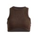 thumbnail image 1 of VISgogo Mujeres Verano Casual Tank Tops, Color Sólido Cuello Redondo Slim-Fit Sin Mangas Crop Tops VISgogo  moda, 1 of 5