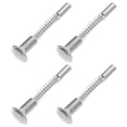 thumbnail image 1 of HEALEEP 4Pcs Metal Latch Iron Spring Bolt Sturdy Furniture Accessories Easy Installation, 1 of 8