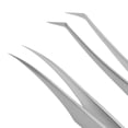 thumbnail image 4 of Pinzas, Pinzas Antideslizantes Para Injertos De Pestañas, Pulido Manual De Acero Inoxidable De Alto Cierre Para Mujer, 4 of 8