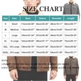 thumbnail image 7 of ZUKMRJPC Men's Vintage Cargo Jackets Fur Collar Fleece Lined Winter Coats Thermal Warm Casual Button Down Work Jackets with Pockets, 7 of 7