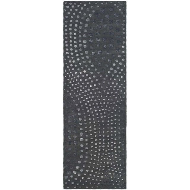 Safavieh Soho Dark Grey Contemporary Rug - Runner 2'6" x 16'