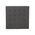 thumbnail image 5 of S-HOME Functional Upholstered Tufted Fabric Storage Ottoman in Soft Ideal for Home Organization and Comfort，Dark Gray, 5 of 10