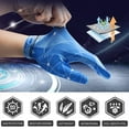 thumbnail image 4 of SAVIOR Full Finger UV Protection Lightweight Sun Ice Silk Gloves,Outdoor Cycling Sport Gloves for Men Women,Blue Line, 4 of 7