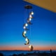 thumbnail image 3 of Campanas de viento solares con forma de luna, luces solares para exteriores, campanillas de viento, decoraciones colgantes impermeables, regalos para jardín, 3 of 5