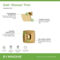 thumbnail image 6 of Symmons 5691STN15TRM Oak Shower Only Trim Package - Nickel, 6 of 7