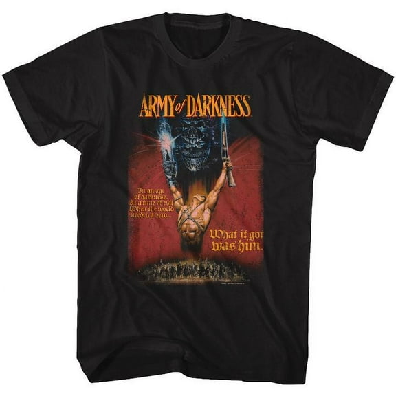 Army Of Darkness AOD Poster Black Adult T-Shirt 6Xl