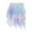 Blue, variant on Tumotour Summer Skirt For Teen Solid Color Layered Birthday Party Dance Skirts Puffy Mesh Skirt Layered Princess Cute Tiered Skirt