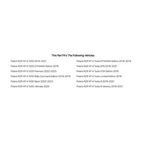 Tusk UTV Quick Release Cargo System- Bed Mounted Medium Box Black For POLARIS RZR XP 4 1000 DYNAMIX Edition 2019