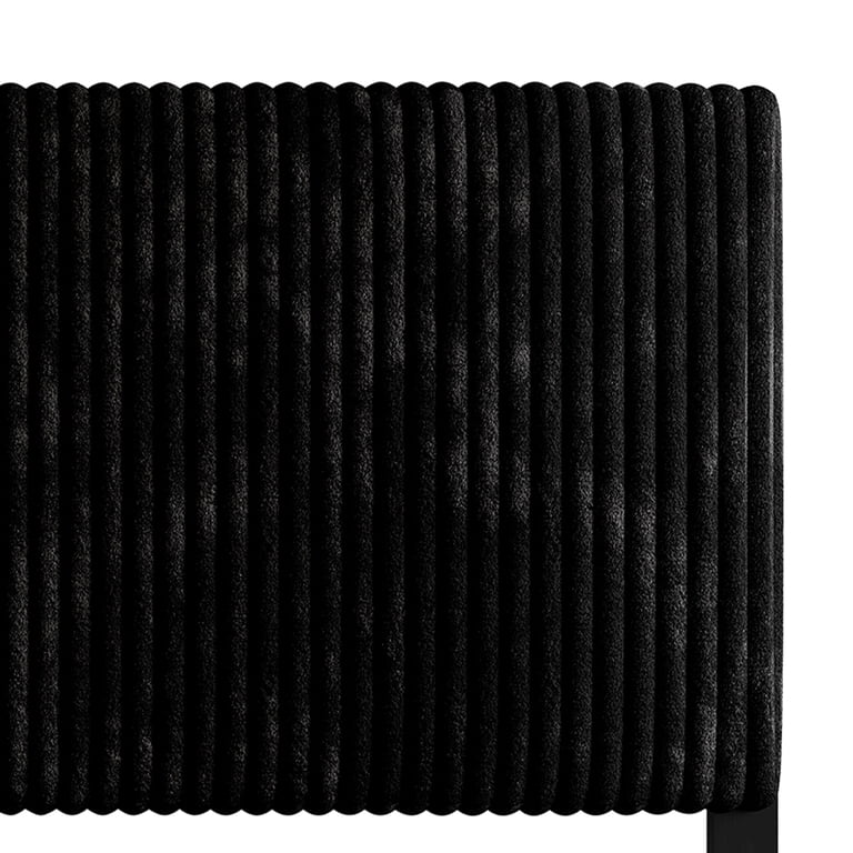 Castle Place Velvet Queen Headboard, Channel Stitched photo 4