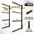 thumbnail image 2 of Yes4All Kayak Wall Rack 400lbs 4 Adjustable Levels Kayak Storage Rack for Garage Heavy Duty Kayak Racks, 2 of 7