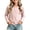 Pink, variant on hotojiny Little Girls Long Sleeve Shirts Comfy Soft Crewneck Plain Kids Tops Boys Fitted Casual Undershirts(Sky Blue,1-2 Years)