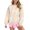 Beige, variant on Women Tops Women's Long Sleeve Sweatshirt Casual Crewneck Loose Fit Pullover Fleece Tops, Bow Print Fall Winter Fashion with Soft Fabric for Comfortable Wear,Beige,L