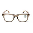 thumbnail image 3 of Men Progressive Bifocal Reading Glasses – No Line, No Bubble – Clear Zero Power on Top Readers CR07 +2.50, 3 of 4