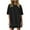 Black, variant on BLTIBY Women 2 Piece Summer Cotton Outfits Short Sleeve Crewneck Tee Tops and Tiered Ruffle Mini Skirts Casual Vacation Skirt Sets Coffee L
