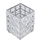 thumbnail image 3 of Caja de almacenamiento de cristal de estilo europeo, caja de joyería de cristal, caja de baratijas, organizador de pendientes y anillos cuadrados para regalar, decoración del hogar, plata, 3 of 14