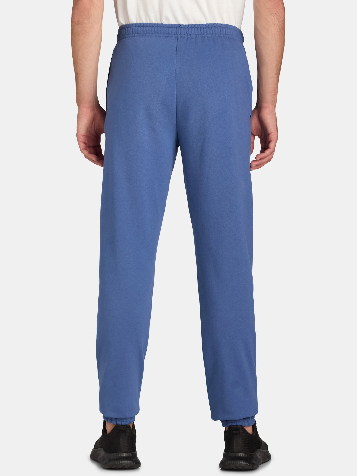 Athletic Works Men's & Big Men's Fleece Elastic Bottom Sweatpants, Sizes S-4XL