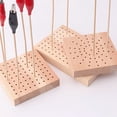 thumbnail image 4 of OULII 1 Set Clay Figure Plug Board Action Figure Stand Wooden Square for Store Display, 4 of 7