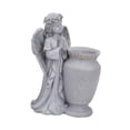 thumbnail image 3 of Jarrón con ángel la oración, decoración para cementerio con flores artificiales, recuerdo, impermeable, creativo, decoración para exteriores,, 3 of 8