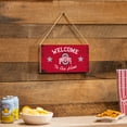 thumbnail image 4 of Ohio State Buckeyes 6" x 11" Welcome Home Wood Wall Sign with Rope Hanger, 4 of 4