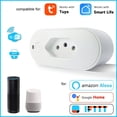 thumbnail image 3 of para Tuya WiFi para ZigBee para Smart Enchufe, 16A Brasil, 3 of 11