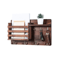 thumbnail image 1 of Key and Mail Holder for Wall Mail Organizer Wall Mount with Hooks Easy Installation Key Rack for Entryway and HomeDecorA, 1 of 6