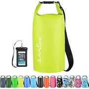 OMGear Waterproof Dry Bag Backpack Phone Pouch (Bright Yellow) 30L