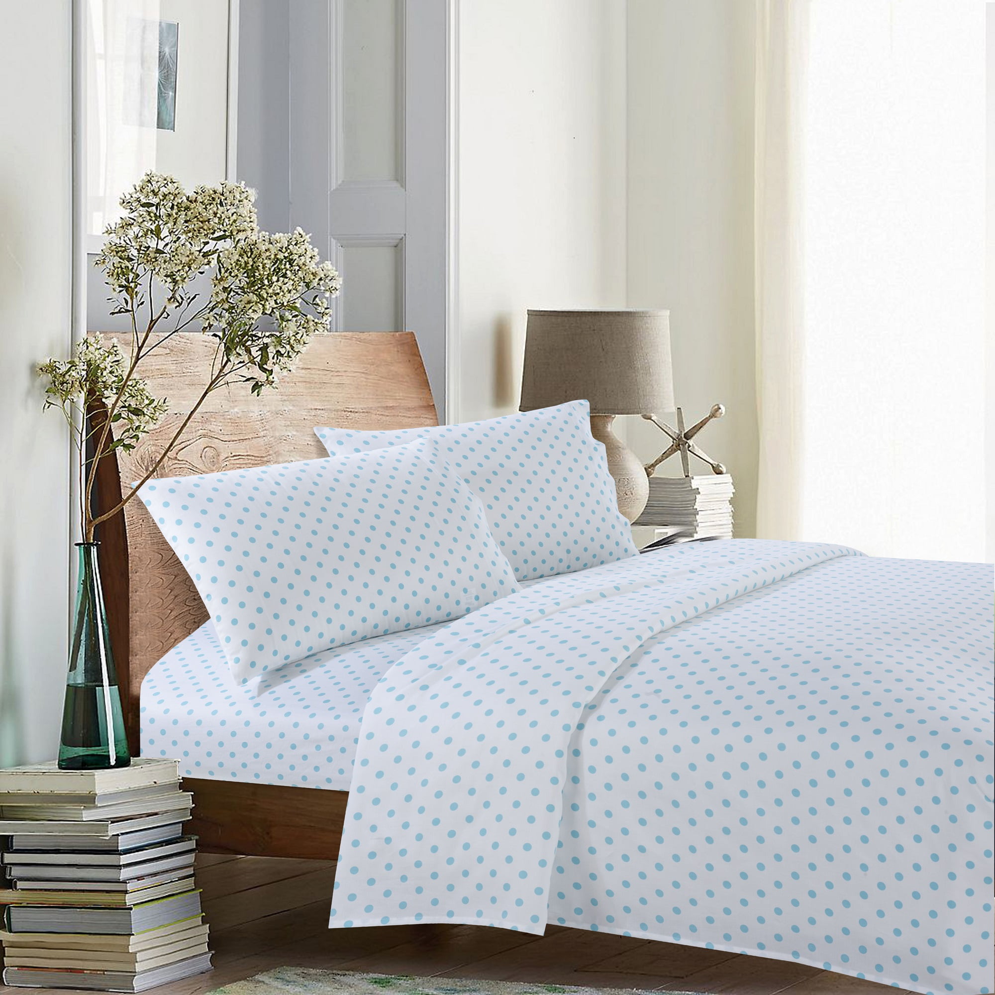 Better Homes and Gardens Kids Polka Dot 100 Cotton Sheet Set