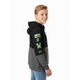thumbnail image 2 of Minecraft Boy’s Colorblock Fleece Graphic Hoodie, Sizes 4-18, 2 of 6