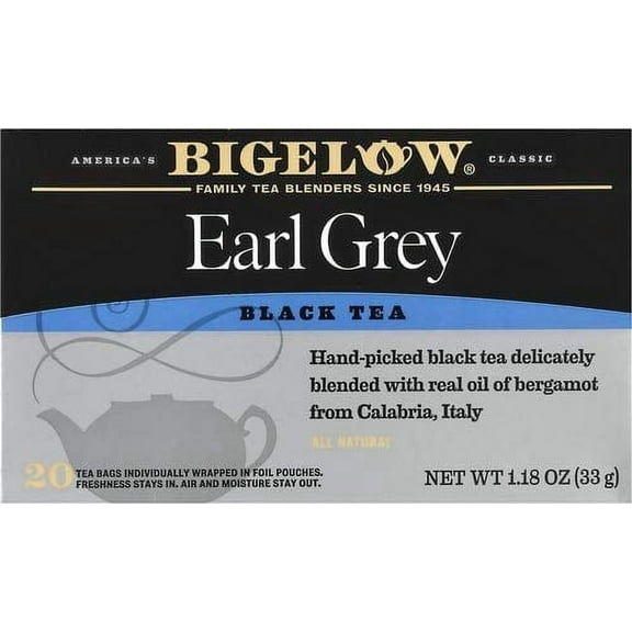 Bigelow Tea Black Tea Earl Grey 20 Tea Bags Pack of 2