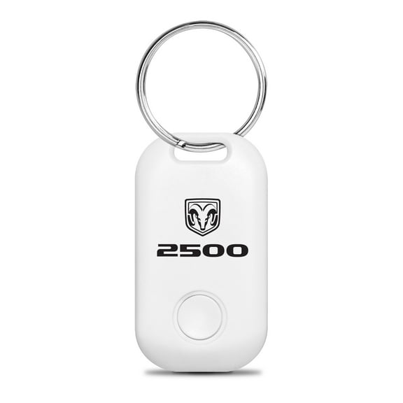 RAM 2500 Logo White Bluetooth Wireless Key Finder Tracking Device Key Chain
