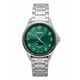 thumbnail image 1 of Casio Reloj Estándar Analógico con Fase Lunar, Acero Inoxidable, Esfera Verde, Cuarzo MTP-M110D-3AV para Hombre, 1 of 1