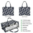 thumbnail image 2 of Large Capacity Tote Bag,Siberian Husky Handbag Fashion Luxury Tote Bag,15.7"x13"x 5.1" Inches,Laptop Compatible, 2 of 6
