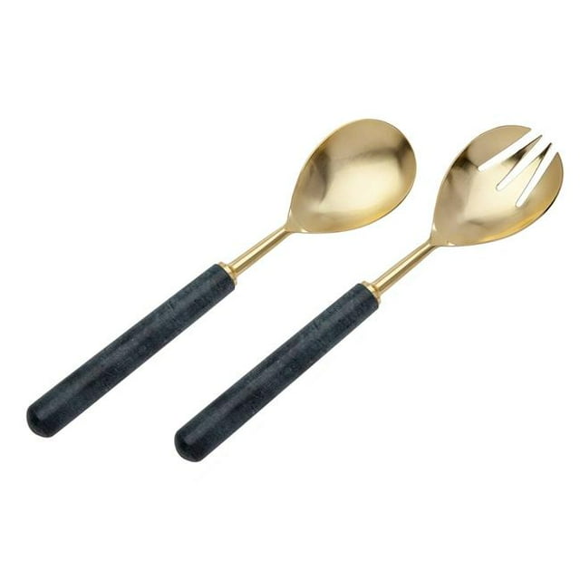Godinger 59701 Stone Dust Salad Servers - 2 Piece