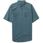 Faded Glory - Big Men's Short-Sleeve Button-Down Ripstop Shirt