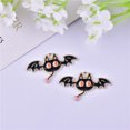 thumbnail image 1 of Halloween Theme Alloy Enamel Pendants Light Gold Tone Cat Charms Black 20x34mm, 1 of 1