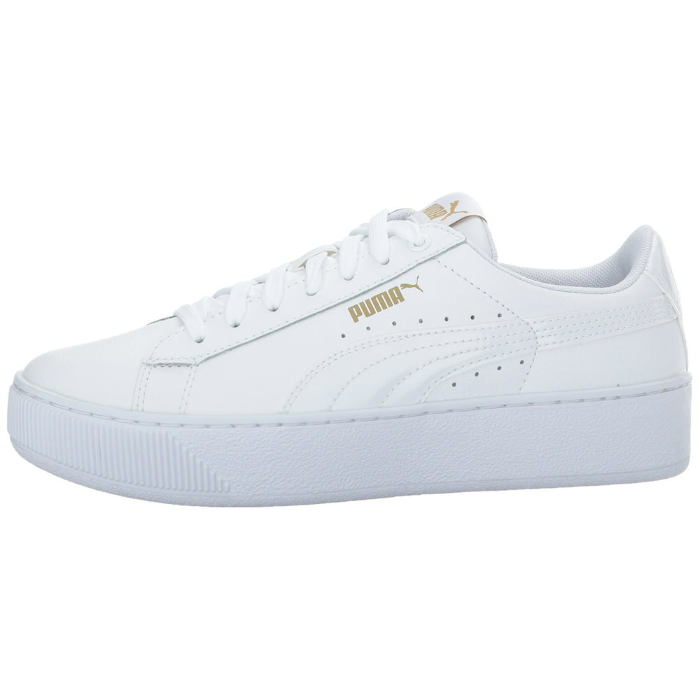 PUMA - PUMA 364724-01 : Women's Vikky Platform Leather Sneaker White (6 ...
