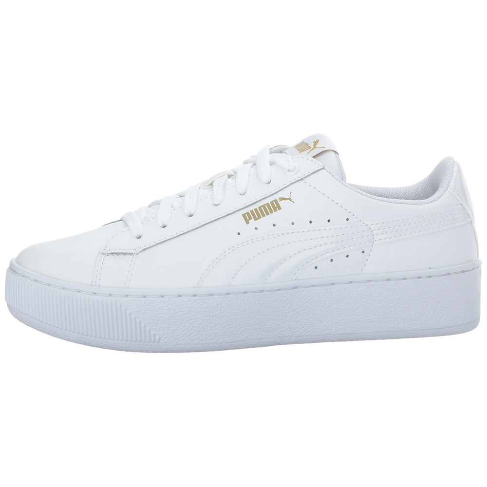puma white leather deva trainers