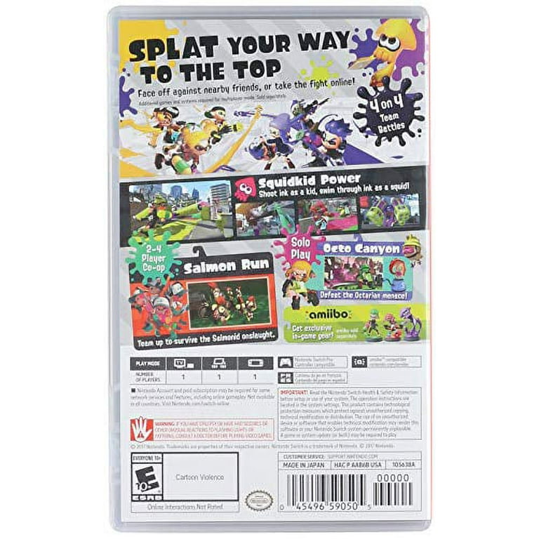 Nintendo Switch Game: Splatoon 2 with Local & Online Nintendo Switch Game: Splatoon 2 with Local & Online