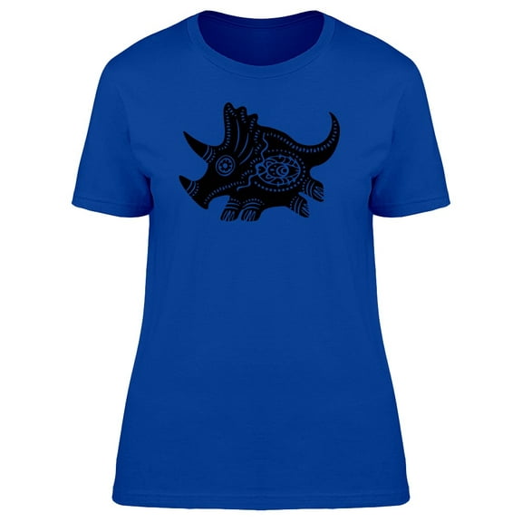 Ancient Totem Triceratops Tee Women's -Image by Shutterstock
