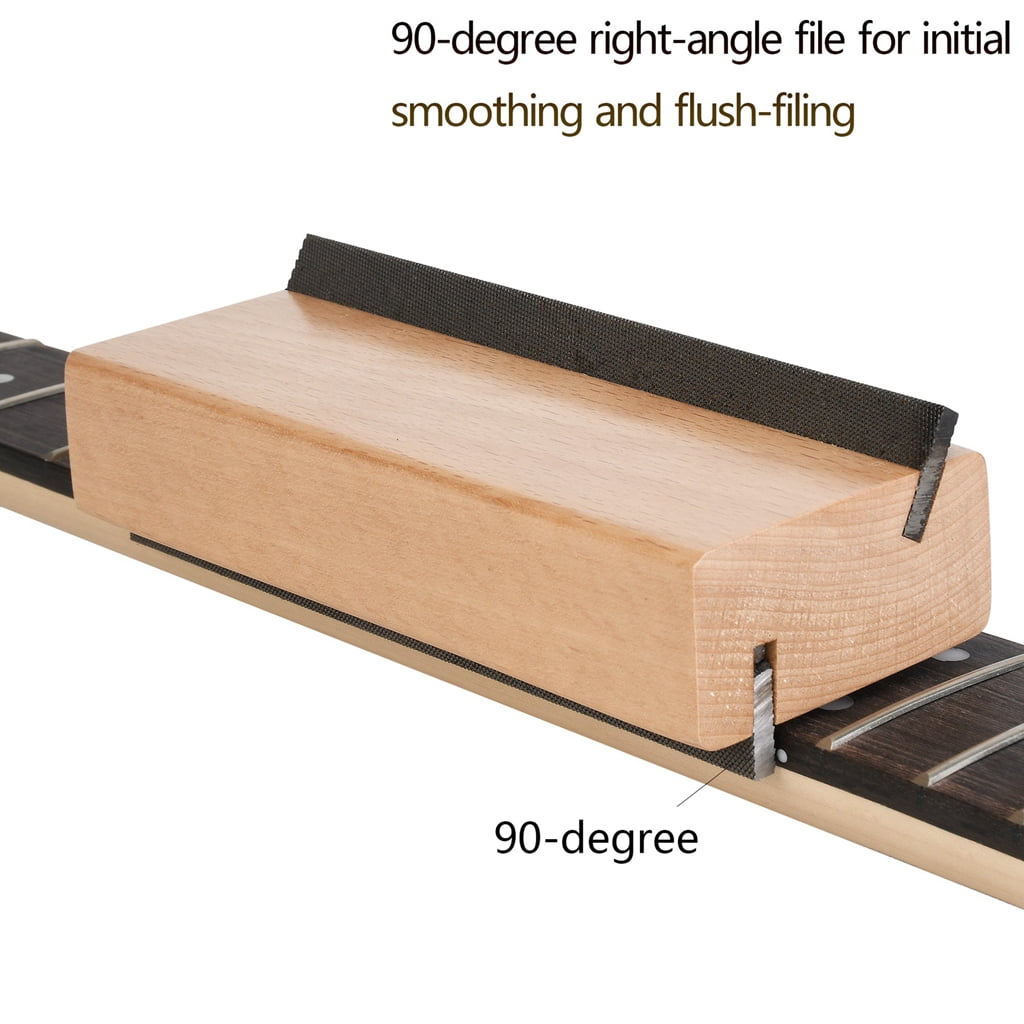 Guitar Fret Bevel File 35/90 Degree for Fret End Dressing Luthier Tool