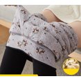 thumbnail image 3 of Polainas gruesas de seda de Cachemira de oveja para mujer, mallas ajustadas de cintura alta elásticas cálidas para invierno, 3 of 5