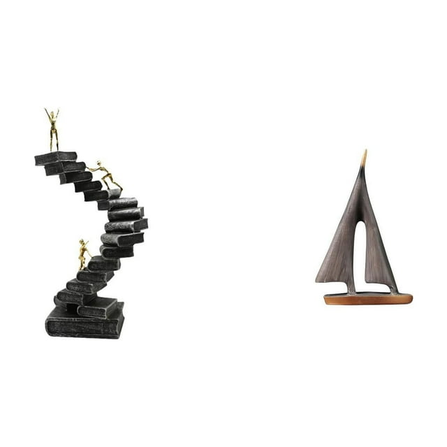 Estatua abstracta de resina de un pensador y figura de un . Arte decorativo para estantería, mesa, hotel, sala de estar, escritorio. Modelo arte