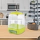 thumbnail image 5 of Contenedores grandes sellados para almacenar cereales con dispensador de arroz y taza medidora Verde, 5 of 7