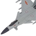 thumbnail image 3 of Fighter Aircraft Model Pull Back with Display Stand Sound Light Alloy Aircraft Model for Boy Kids Gray White, 3 of 4