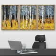 thumbnail image 2 of wall26 Framed Aspen Trees Fall Colors - Canvas Art Wall Art - 16"x24"x3 Natural, 2 of 5