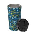 thumbnail image 2 of Fotbe Heavy Equipment Machinery Printed Insulated Travel Coffee Mug Spill Proof Leak Proof Stainless Steel Coffee Tumbler Reusable Coffee Cups with Lids Thermos, 2 of 8